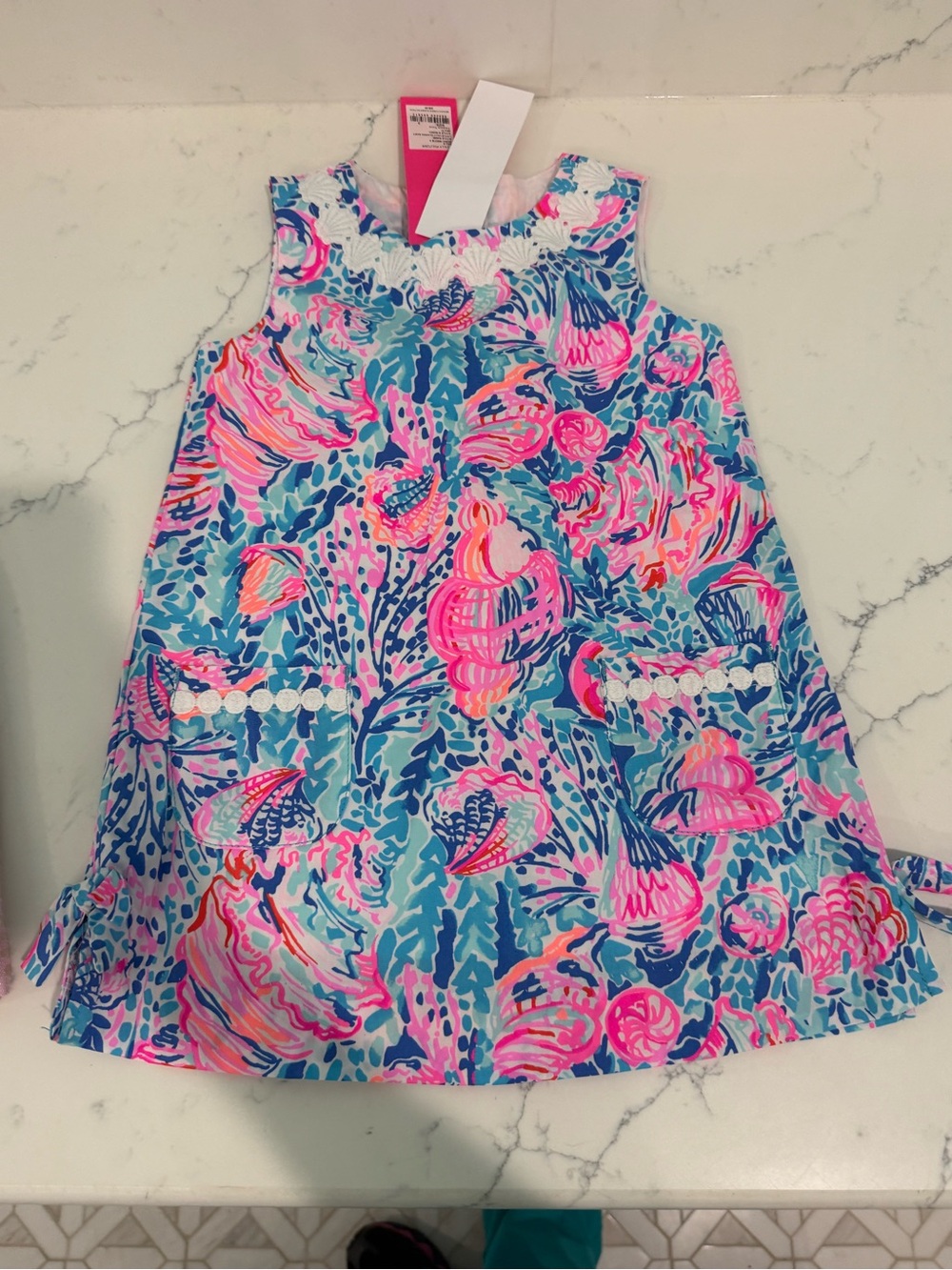 Lilly Pulitzer Treasure Cove NWT Size 3 Tropical Print Girls Sundress -